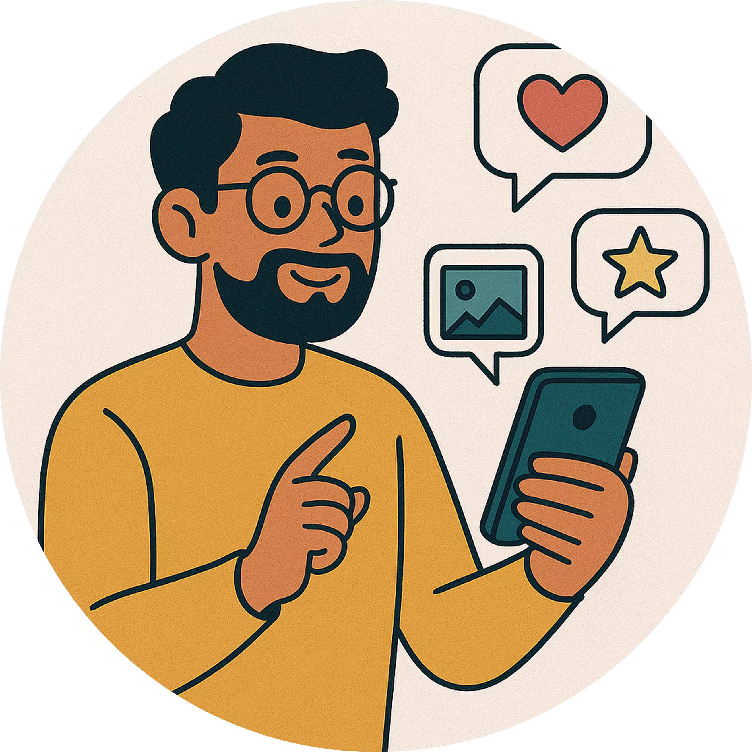 social-media-illustration